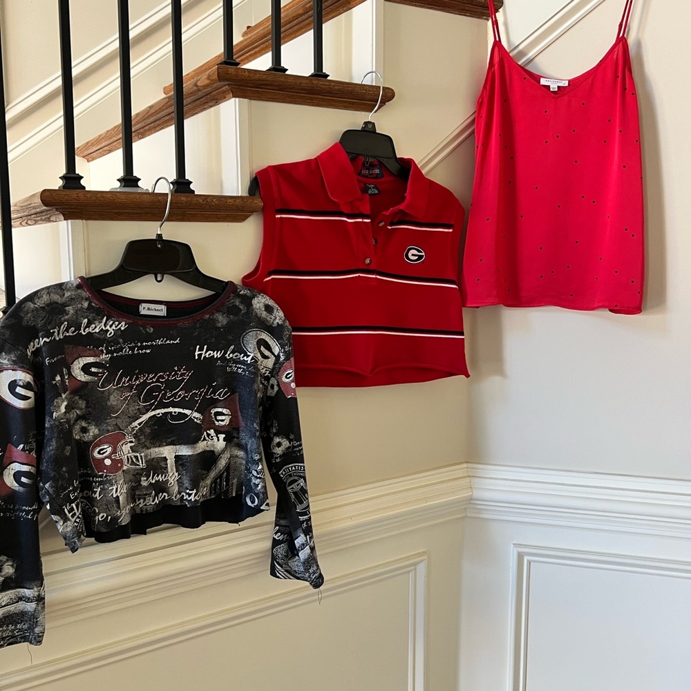 UGA fan tops